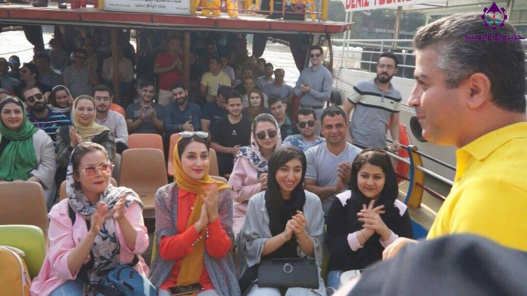 منتوری استارتاپ ها روی کشتی در دریای خزر