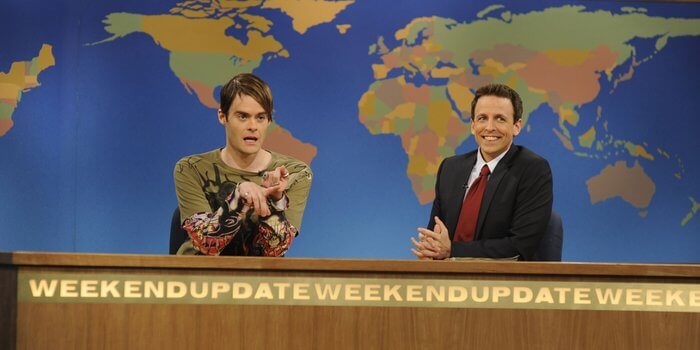 چرا Bill Hader در SNL مکررا و عمدا کمی اجرای خود را خراب می کرد